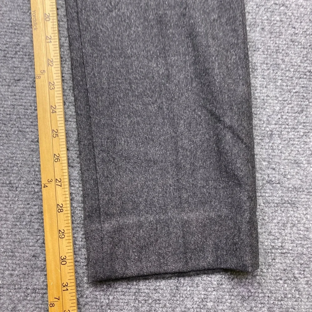 Banana Republic Mens Slim Fit Flannel Wool Trousers Charcoal Grey Sz 30 384412